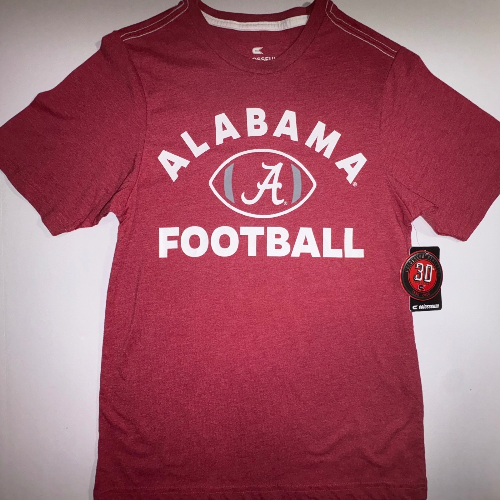 Colosseum Mens Alabama Crimson Tide Football T Shirt Size S Crimson